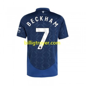 Billige Fotballdrakter Manchester United Beckham 7 Bortedraktsett 2024/25 Kortermet
